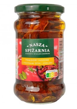 Томати сушені Nasza Spizarnia з травами та гарбузовим насінням, 270 г